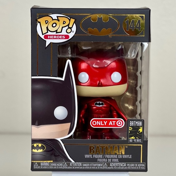 Funko Pop! Toys New Funko Pop Batman Red Suit 29 Target Red Card
